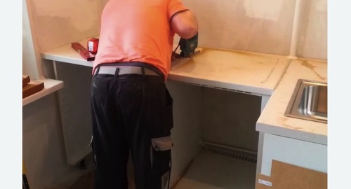 Сборка кухонного гарнитура. Якиманка